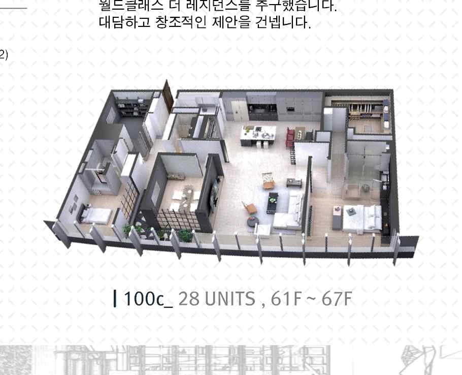 100C 타입 입체도